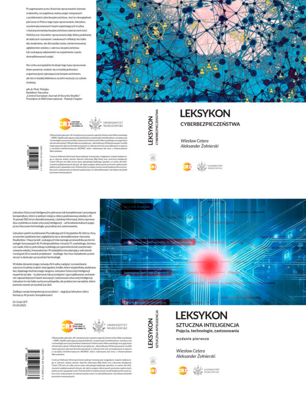 Zestaw: Leksykon Cyberbezpieczeństwa i Leksykon Sztuczna Inteligencja
